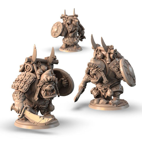 Bodark, Behemoth Warrior alternate angle of the 3D printed 16K resin miniature (Vanara, Animals & Beasts Fighter, Barbarian) for D&D, Pathfinder, and tabletop wargaming in heroic 32mm scale.