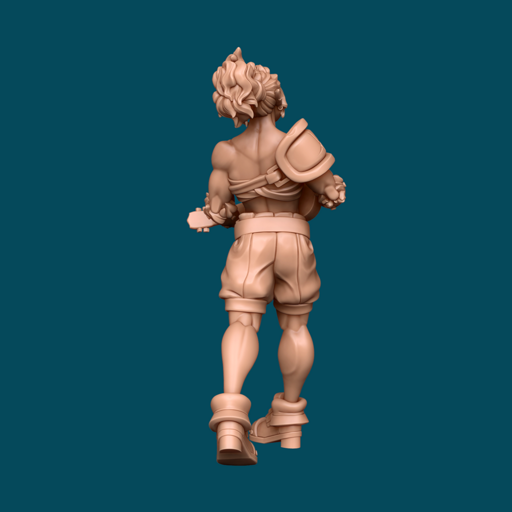 Ylla, a wood elf barbarian miniature for D&D and tabletop RPGs. Heroic 32mm scale, 16K ABS-Like resin. Supports removed, ready to paint. Officially licensed Awkward Penguin print.
