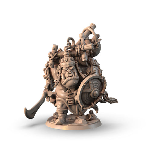 Beylik, Behemoth Warrior 3D printed 16K resin miniature for D&D and Pathfinder tabletop RPG, sculpted as a Vanara, Animals & Beasts Fighter, Barbarian in heroic 32mm scale with ABS-Like durable resin.