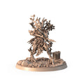 Ilvarr Swift Escape, Branch Guardian Sylvan 3D printed 16K resin miniature for D&D and Pathfinder tabletop RPG, sculpted as a Centaur, Leshy Ranger, Druid in heroic 32mm scale with ABS-Like durable resin.