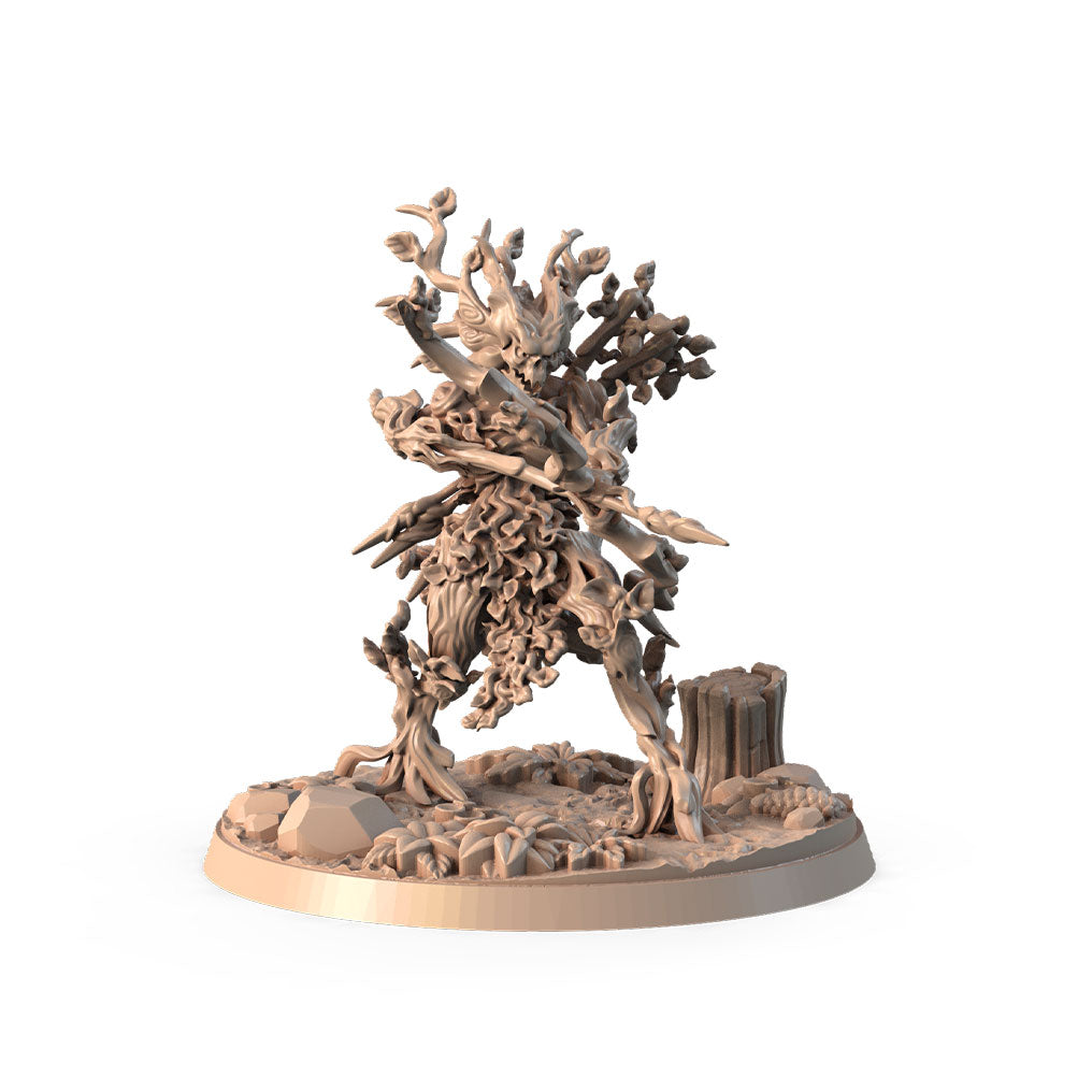 Ilvarr Swift Escape, Branch Guardian Sylvan 3D printed 16K resin miniature for D&D and Pathfinder tabletop RPG, sculpted as a Centaur, Leshy Ranger, Druid in heroic 32mm scale with ABS-Like durable resin.