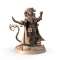 Millo the Magnificent 3D printed 16K resin miniature for D&D and Pathfinder tabletop RPG, sculpted as a Halfling Bard, Townfolk & NPCs in heroic 32mm scale with ABS-Like durable resin.