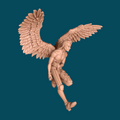 Nightshade is a winged non-musical bard miniature in heroic 32mm scale, printed in 16K ABS-Like resin. Features magnificent spread wings and a dynamic flight pose. Choose plain or footpath base. Ready to paint.
