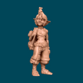 Nixie and Noodle are a scrappy duo miniature in heroic 32mm scale, printed in 16K ABS-Like resin. Features a pointy-eared adventurer with a tiny creature companion. Ready to paint, ships in 1-3 days.
