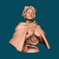 Phlox, Blissful Elf Druid Bust | Display Miniature | 16K Resin | D&D Tabletop RPG