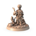 Rufus the Young Squire 3D printed 16K resin miniature for D&D and Pathfinder tabletop RPG, sculpted as a Human, Halfling Fighter, Townfolk & NPCs in heroic 32mm scale with ABS-Like durable resin.