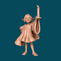 Tooi, a sleepy goblin mage miniature for D&D and tabletop RPGs. Printed in stunning 16K resolution ABS-Like resin at heroic 32mm scale. Ready to paint, ships in 1-3 days.