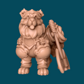 Turnip, a chow chow warrior miniature for D&D and tabletop RPGs. Printed in stunning 16K resolution ABS-Like resin at heroic 32mm scale. Ready to paint, ships in 1-3 days.
Tags: Animals & Beasts, Fighter