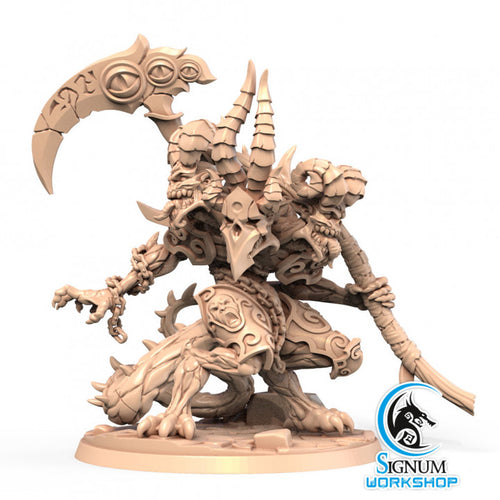 Baustek, Devourer of Worlds 3D printed 16K resin miniature for D&D and Pathfinder tabletop RPG, sculpted as a Aberration, Monster Other in heroic 32mm scale with ABS-Like durable resin.