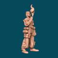 Mica is a firecracker artificer miniature in heroic 32mm scale, printed in 16K ABS-Like resin. Features a blazing torch, goggles, and pouches full of tools and gadgets. Ready to paint, ships in 1-3 days.