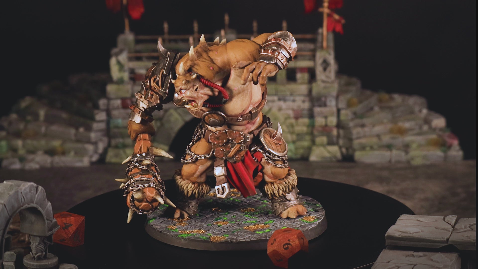 Cyclops Chief | Giant Boss Monster D&D Tabletop Mini | Heroic 32mm Scale