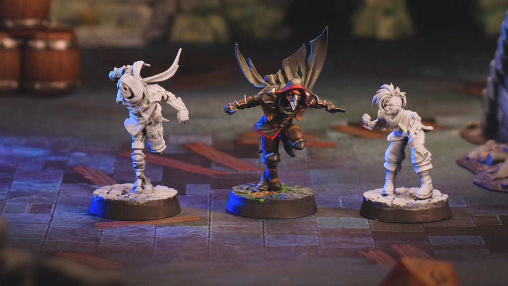 Steampunk Rogues | Clockwork Thief D&D Tabletop Minis | Heroic 32mm Scale
